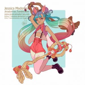 Jessica madorran character design bunny day 05 kingdom hearts 02 2019 artstation
