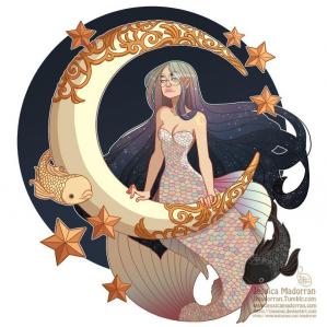 Jessica madorran character design mermay 21 2018 lunar mermaid artstation