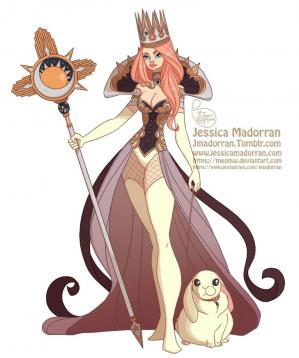 Jessica madorran character design queen bunny 2018 artstation